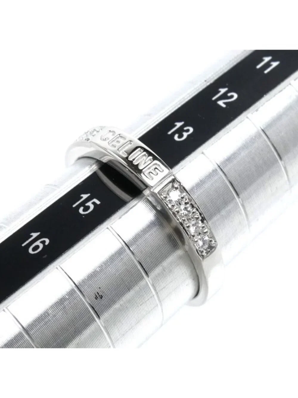 Celine Platinum Ring Diamond Vintage